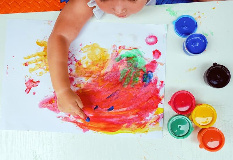 Children learning at a Virginia Early Learning Academies center